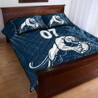 Argentina Rugby Los Pumas Custom Quilt Bed Set Laurel Wreath Inspired - Wonder Print Shop