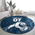 Argentina Rugby Los Pumas Custom Round Carpet Laurel Wreath Inspired - Wonder Print Shop