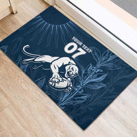 Argentina Rugby Los Pumas Custom Rubber Doormat Laurel Wreath Inspired - Wonder Print Shop