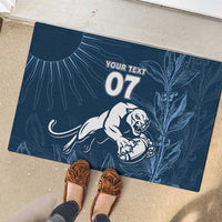 Argentina Rugby Los Pumas Custom Rubber Doormat Laurel Wreath Inspired - Wonder Print Shop