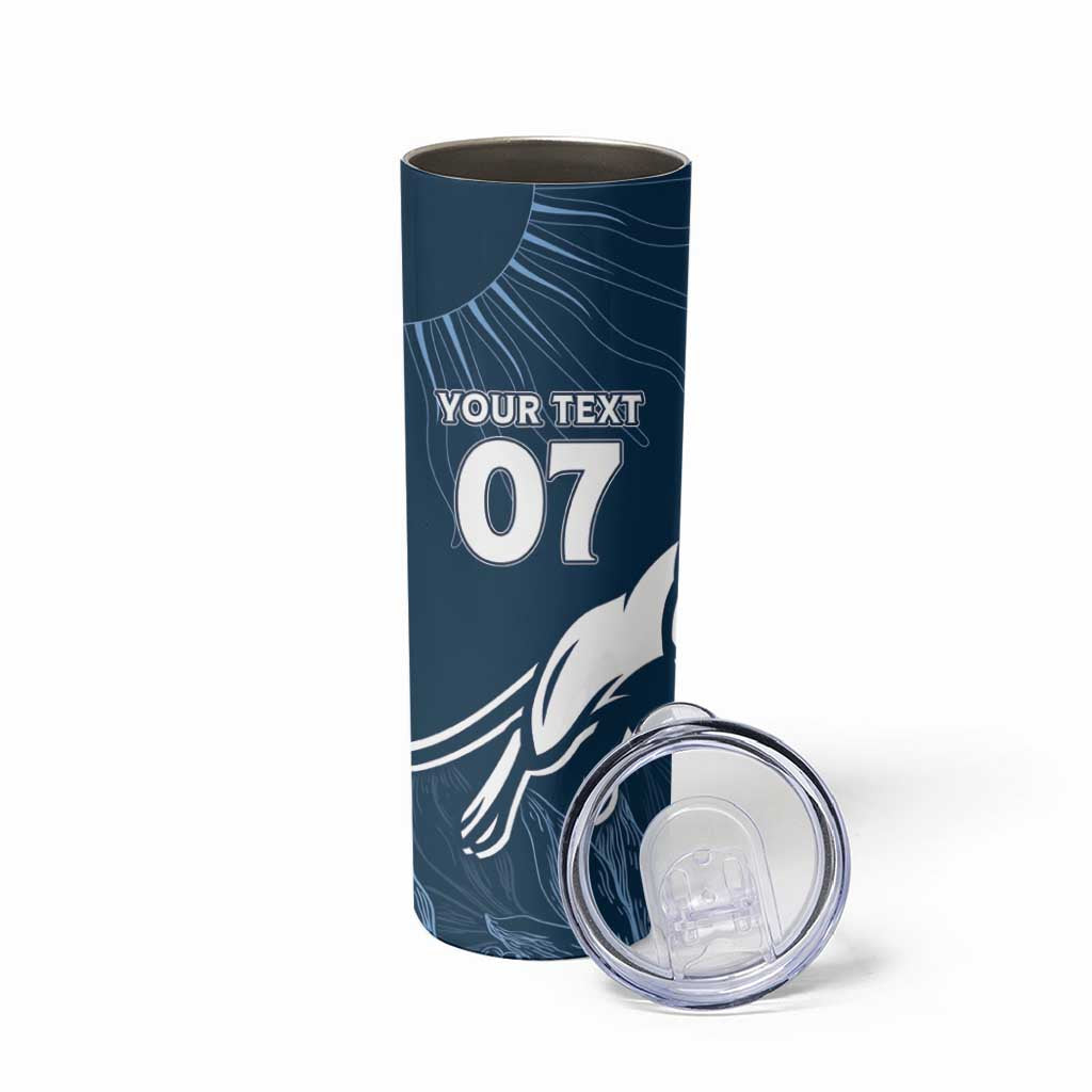 Argentina Rugby Los Pumas Custom Skinny Tumbler Laurel Wreath Inspired - Wonder Print Shop
