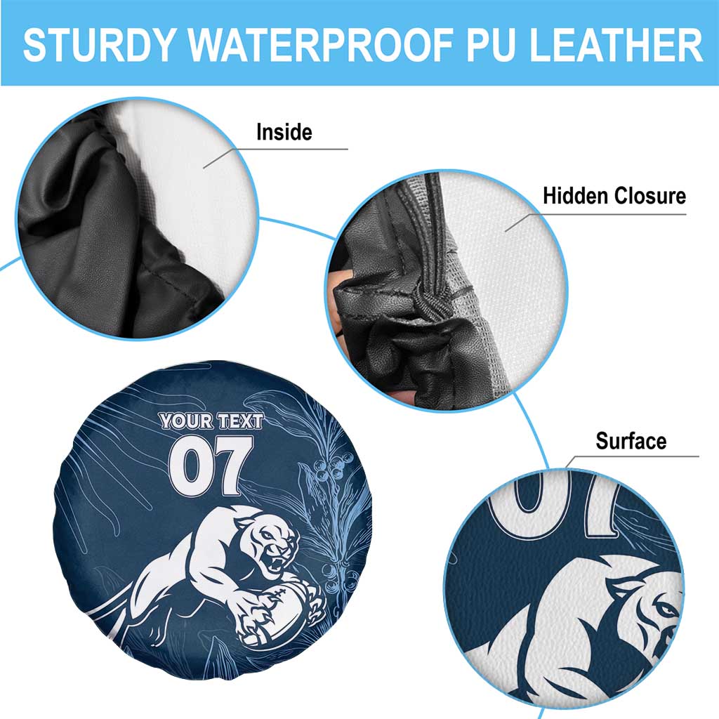 Argentina Rugby Los Pumas Custom Spare Tire Cover Laurel Wreath Inspired - Wonder Print Shop