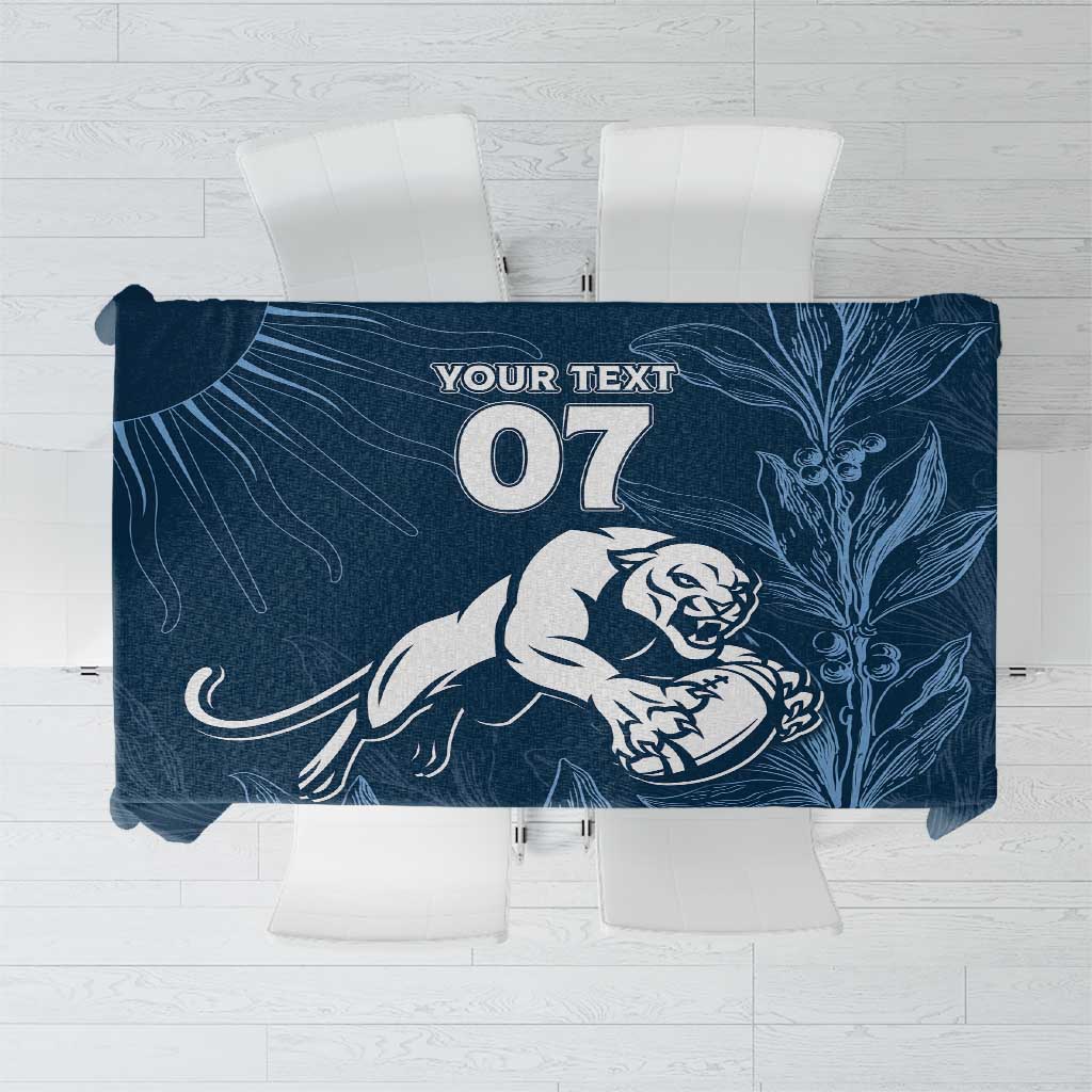 Argentina Rugby Los Pumas Custom Tablecloth Laurel Wreath Inspired - Wonder Print Shop