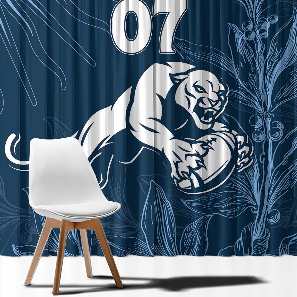 Argentina Rugby Los Pumas Custom Window Curtain Laurel Wreath Inspired - Wonder Print Shop