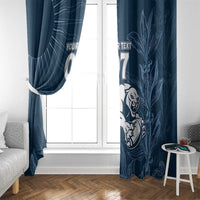 Argentina Rugby Los Pumas Custom Window Curtain Laurel Wreath Inspired - Wonder Print Shop