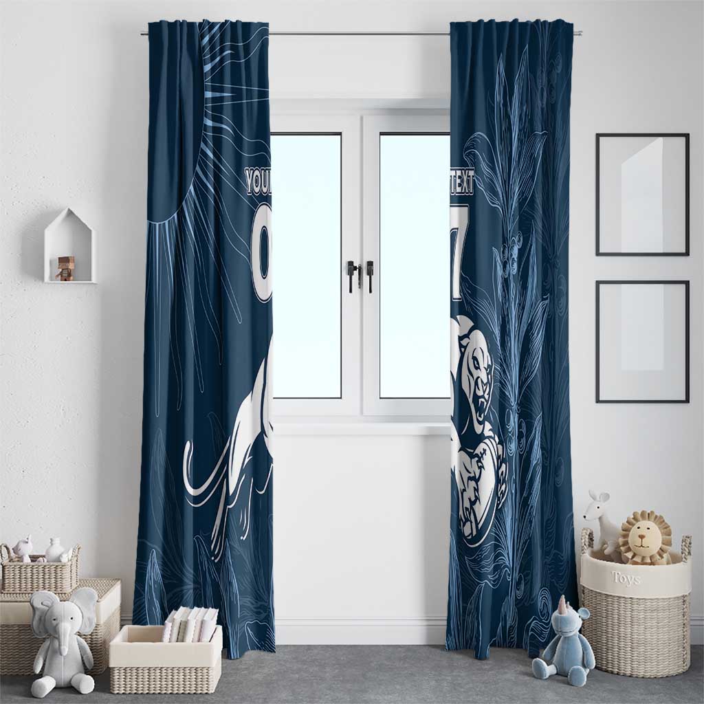 Argentina Rugby Los Pumas Custom Window Curtain Laurel Wreath Inspired - Wonder Print Shop