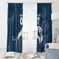 Argentina Rugby Los Pumas Custom Window Curtain Laurel Wreath Inspired - Wonder Print Shop