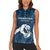 Argentina Rugby Los Pumas Custom Women Sleeveless Polo Shirt Laurel Wreath Inspired - Wonder Print Shop