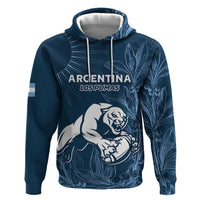 Argentina Rugby Los Pumas Custom Zip Hoodie Laurel Wreath Inspired - Wonder Print Shop