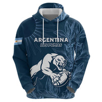 Argentina Rugby Los Pumas Custom Zip Hoodie Laurel Wreath Inspired - Wonder Print Shop