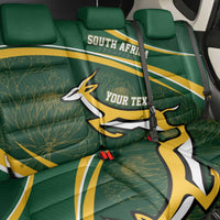 South Africa Rugby Personalized Bokke Back Car Seat Cover Springboks - Stronger Together - Wonder Print Shop