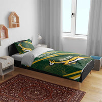 South Africa Rugby Personalized Bokke Bedding Set Springboks - Stronger Together - Wonder Print Shop