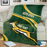 South Africa Rugby Personalized Bokke Blanket Springboks - Stronger Together - Wonder Print Shop