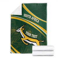 South Africa Rugby Personalized Bokke Blanket Springboks - Stronger Together - Wonder Print Shop
