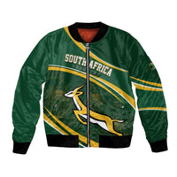 South Africa Rugby Personalized Bokke Bomber Jacket Springboks - Stronger Together - Wonder Print Shop