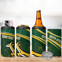 South Africa Rugby Personalized Bokke 4 in 1 Can Cooler Tumbler Springboks - Stronger Together - Wonder Print Shop