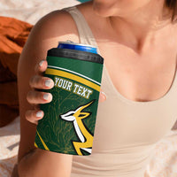 South Africa Rugby Personalized Bokke 4 in 1 Can Cooler Tumbler Springboks - Stronger Together - Wonder Print Shop