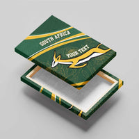 South Africa Rugby Personalized Bokke Canvas Wall Art Springboks - Stronger Together - Wonder Print Shop
