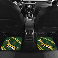 South Africa Rugby Personalized Bokke Car Mats Springboks - Stronger Together - Wonder Print Shop