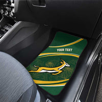 South Africa Rugby Personalized Bokke Car Mats Springboks - Stronger Together - Wonder Print Shop
