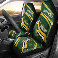 South Africa Rugby Personalized Bokke Car Seat Cover Springboks - Stronger Together - Wonder Print Shop