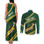 South Africa Rugby Personalized Bokke Couples Matching Tank Maxi Dress and Long Sleeve Button Shirt Springboks - Stronger Together - Wonder Print Shop