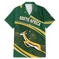 South Africa Rugby Personalized Bokke Family Matching Mermaid Dress and Hawaiian Shirt Springboks - Stronger Together - Wonder Print Shop