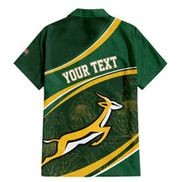 South Africa Rugby Personalized Bokke Family Matching Mermaid Dress and Hawaiian Shirt Springboks - Stronger Together - Wonder Print Shop