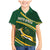 South Africa Rugby Personalized Bokke Family Matching Mermaid Dress and Hawaiian Shirt Springboks - Stronger Together - Wonder Print Shop