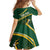 South Africa Rugby Personalized Bokke Family Matching Puletasi and Hawaiian Shirt Springboks - Stronger Together - Wonder Print Shop