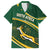 South Africa Rugby Personalized Bokke Family Matching Puletasi and Hawaiian Shirt Springboks - Stronger Together - Wonder Print Shop
