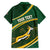 South Africa Rugby Personalized Bokke Family Matching Puletasi and Hawaiian Shirt Springboks - Stronger Together - Wonder Print Shop