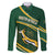 South Africa Rugby Personalized Bokke Family Matching Puletasi and Hawaiian Shirt Springboks - Stronger Together - Wonder Print Shop