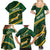 South Africa Rugby Personalized Bokke Family Matching Summer Maxi Dress and Hawaiian Shirt Springboks - Stronger Together - Wonder Print Shop