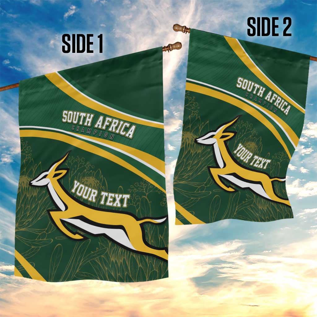 South Africa Rugby Personalized Bokke Garden Flag Springboks - Stronger Together - Wonder Print Shop