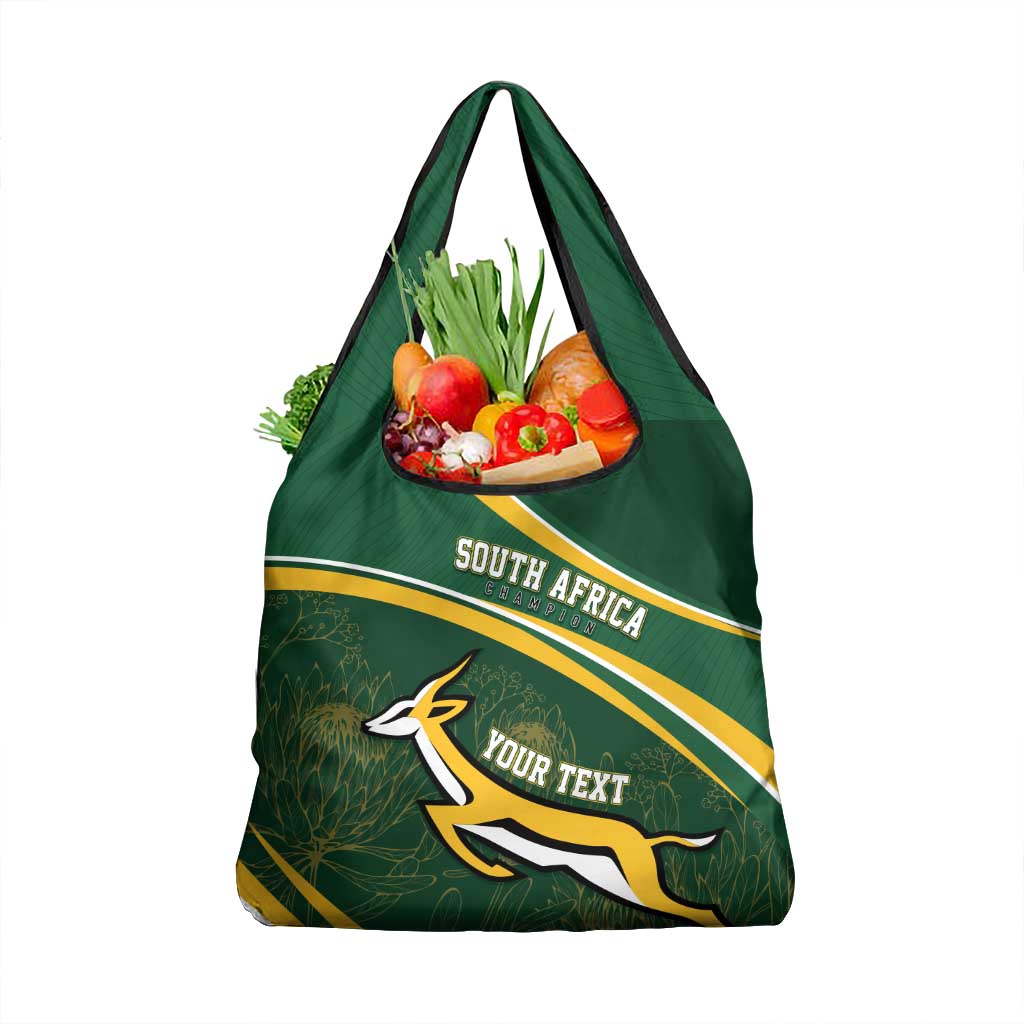 South Africa Rugby Personalized Bokke Grocery Bag Springboks - Stronger Together - Wonder Print Shop