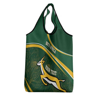South Africa Rugby Personalized Bokke Grocery Bag Springboks - Stronger Together - Wonder Print Shop