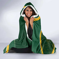South Africa Rugby Personalized Bokke Hooded Blanket Springboks - Stronger Together - Wonder Print Shop