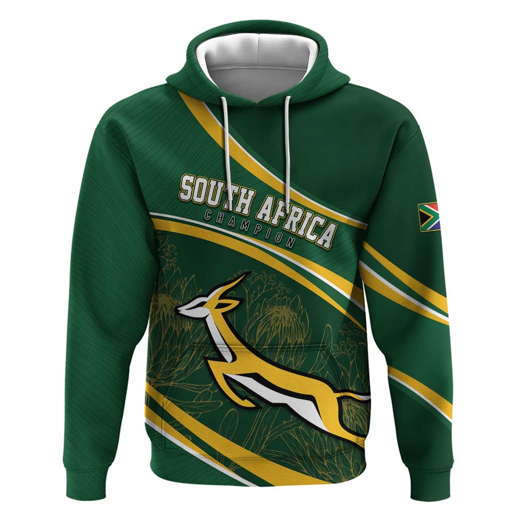 South Africa Rugby Personalized Bokke Hoodie Springboks - Stronger Together - Wonder Print Shop