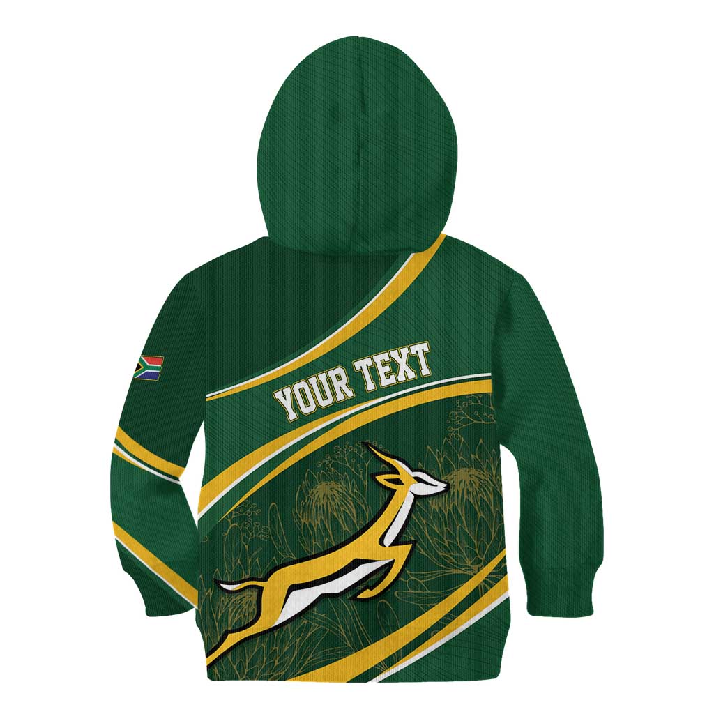 South Africa Rugby Personalized Bokke Kid Hoodie Springboks - Stronger Together - Wonder Print Shop
