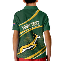 South Africa Rugby Personalized Bokke Kid Polo Shirt Springboks - Stronger Together - Wonder Print Shop