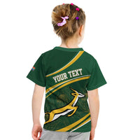South Africa Rugby Personalized Bokke Kid T Shirt Springboks - Stronger Together - Wonder Print Shop