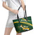 South Africa Rugby Personalized Bokke Leather Tote Bag Springboks - Stronger Together - Wonder Print Shop