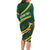 South Africa Rugby Personalized Bokke Long Sleeve Bodycon Dress Springboks - Stronger Together - Wonder Print Shop