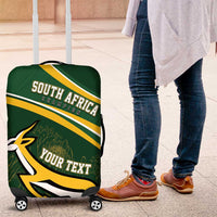 South Africa Rugby Personalized Bokke Luggage Cover Springboks - Stronger Together - Wonder Print Shop