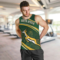 South Africa Rugby Personalized Bokke Men Tank Top Springboks - Stronger Together - Wonder Print Shop