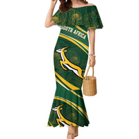 South Africa Rugby Personalized Bokke Mermaid Dress Springboks - Stronger Together - Wonder Print Shop