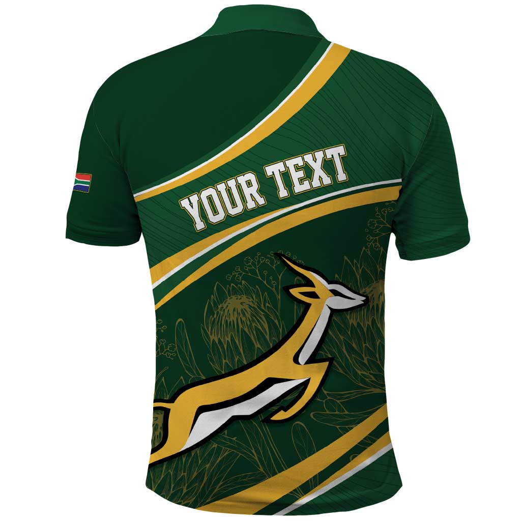 South Africa Rugby Personalized Bokke Polo Shirt Springboks - Stronger Together - Wonder Print Shop