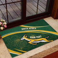South Africa Rugby Personalized Bokke Rubber Doormat Springboks - Stronger Together - Wonder Print Shop