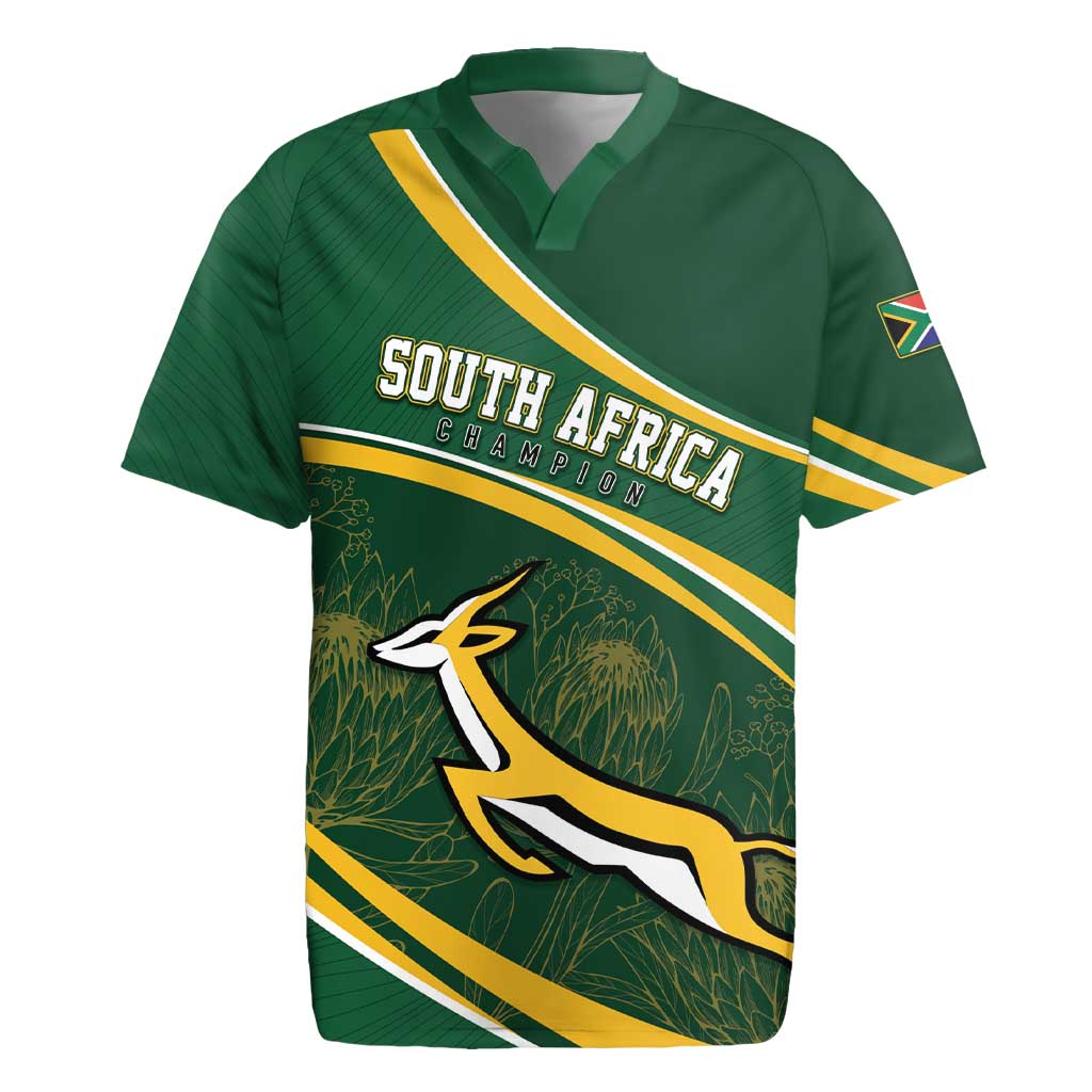 South Africa Rugby Personalized Bokke Rugby Jersey Springboks - Stronger Together - Wonder Print Shop